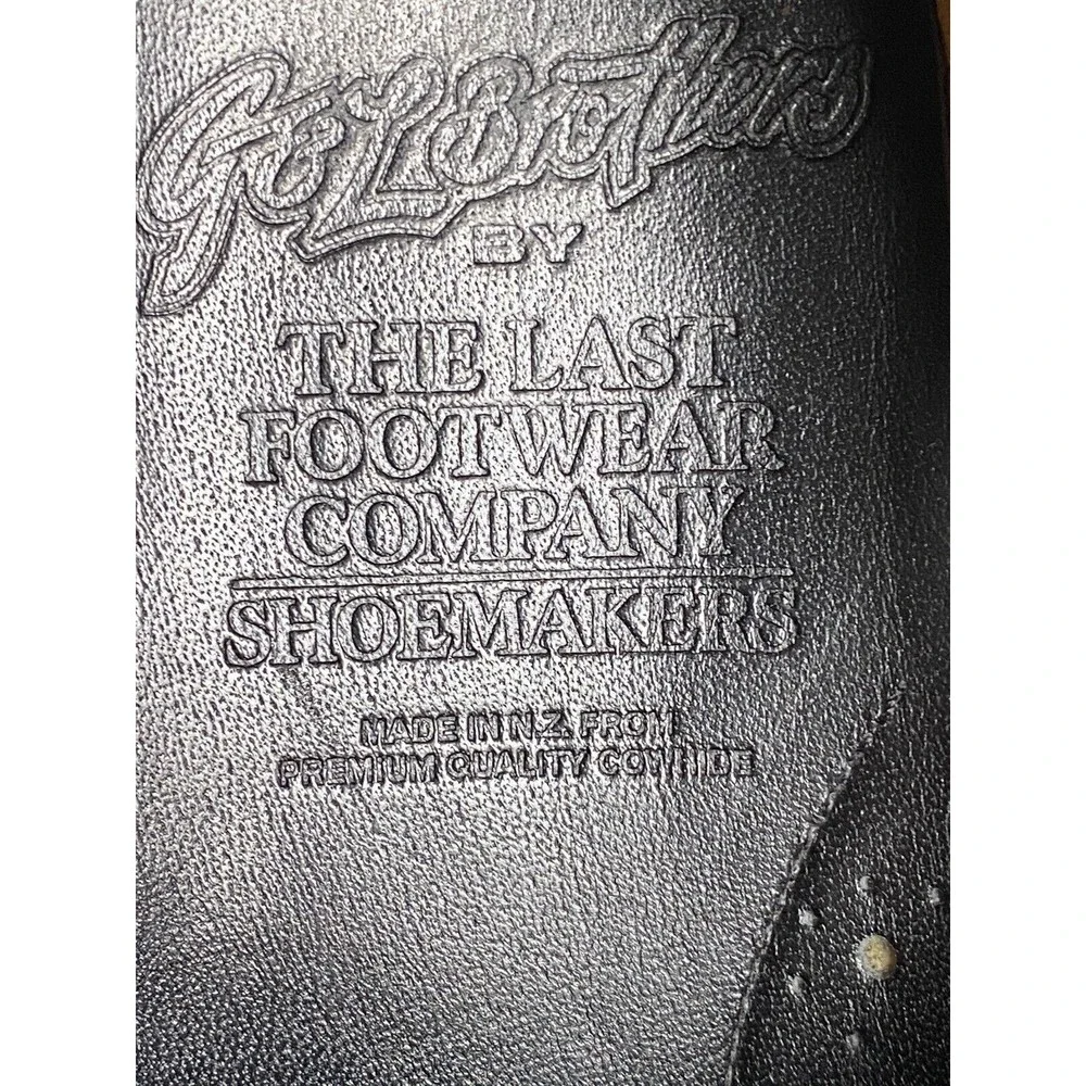 The Last Footwear Company New Zealand G&L Brothers Leather Blk US Size 11 EU‎ 44